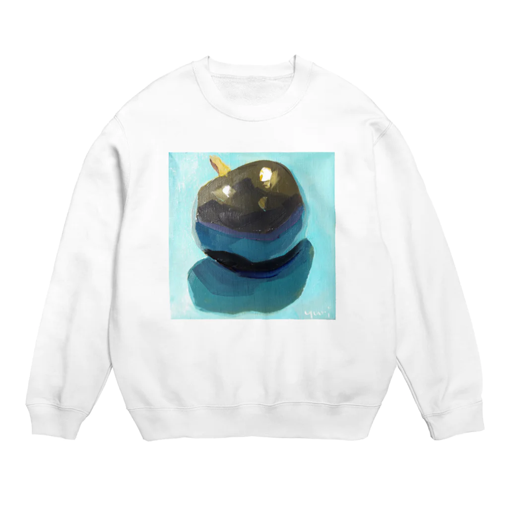 Yuri_Paintingのブラックプラム Crew Neck Sweatshirt