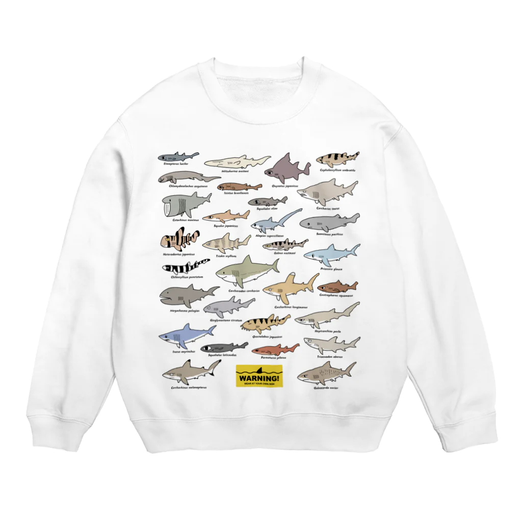 幻想水系branch　byいずもり・ようのSharks30(color)1.1 Crew Neck Sweatshirt