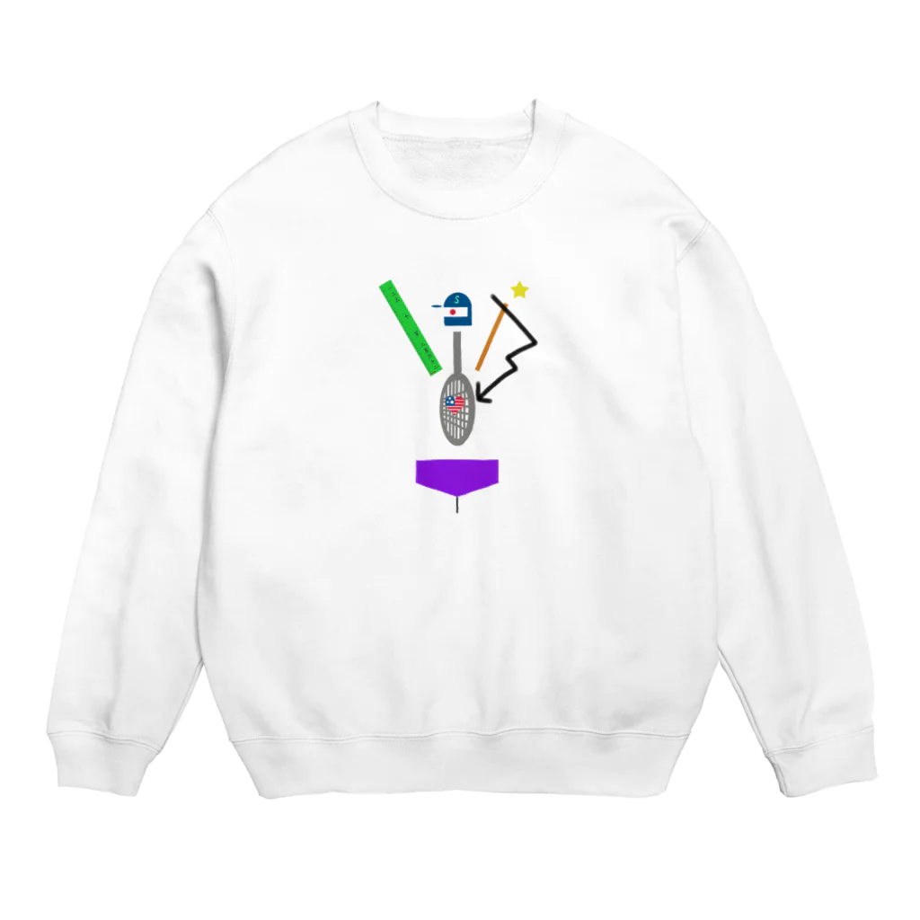 白井　快士のイチロー Crew Neck Sweatshirt