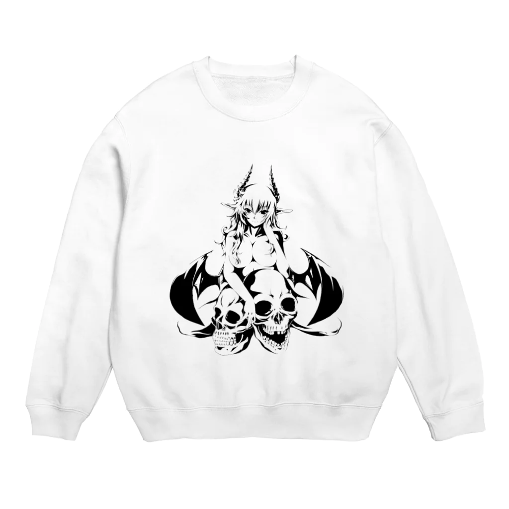 小悪魔ユノのsmiley Devil Crew Neck Sweatshirt