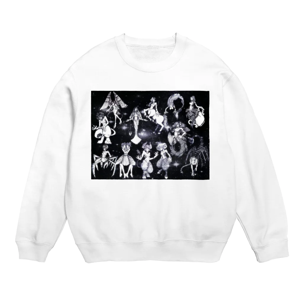 SumiReの十二星座 Crew Neck Sweatshirt