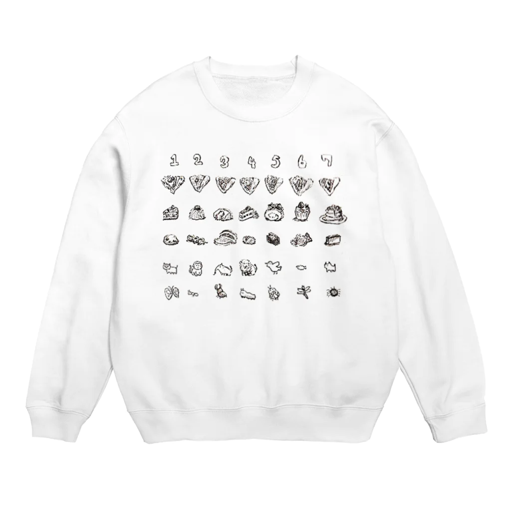 おとうふのいろいろななにか Crew Neck Sweatshirt