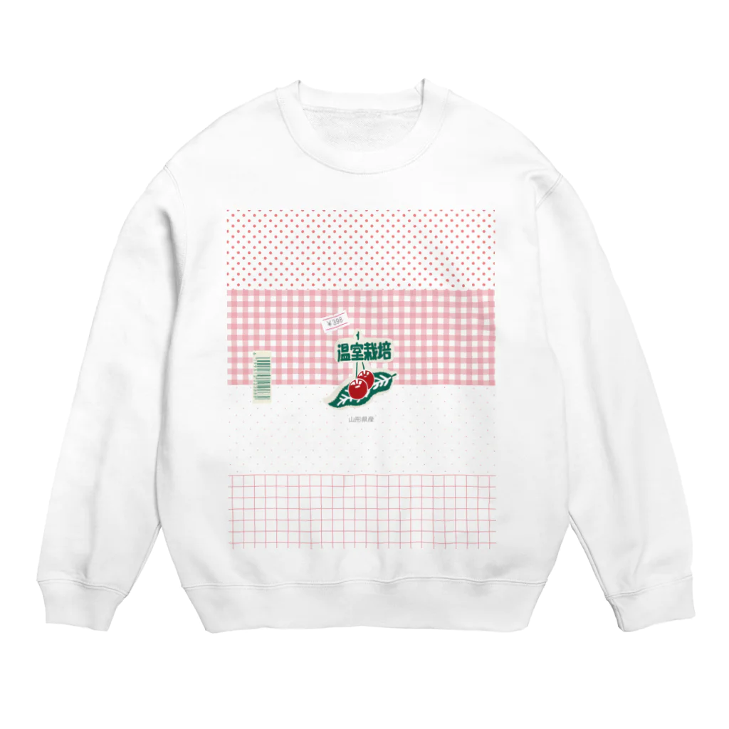 サ ユ ミ ちゃんのさくらんぼ/398円 Crew Neck Sweatshirt