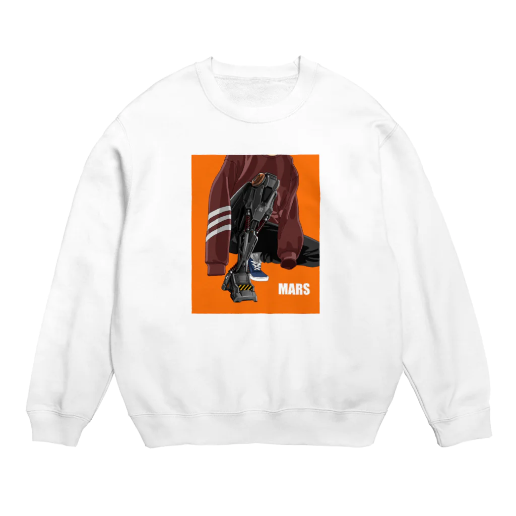 MARS seriesのYoung people living on Mars.02 Crew Neck Sweatshirt