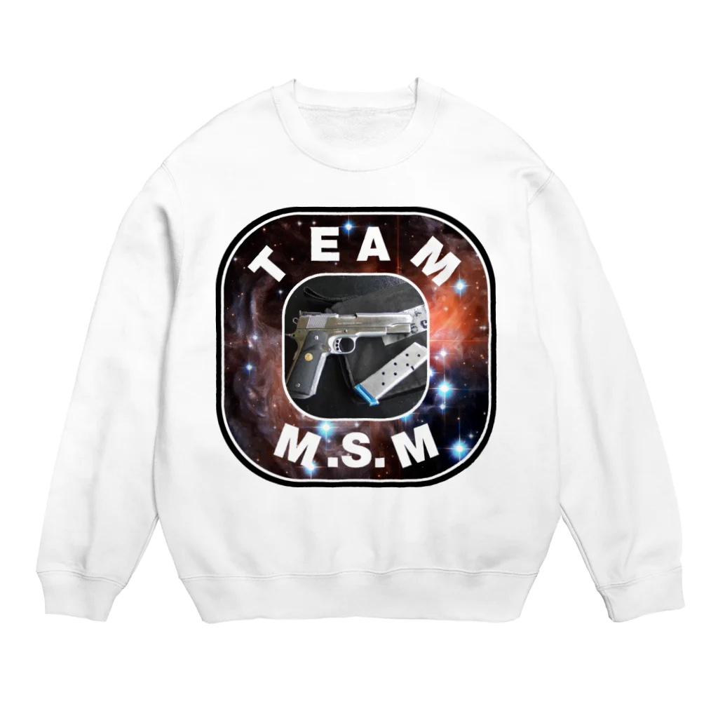 元専務の元専務公式『TEAE M.S.M』グッズ Crew Neck Sweatshirt