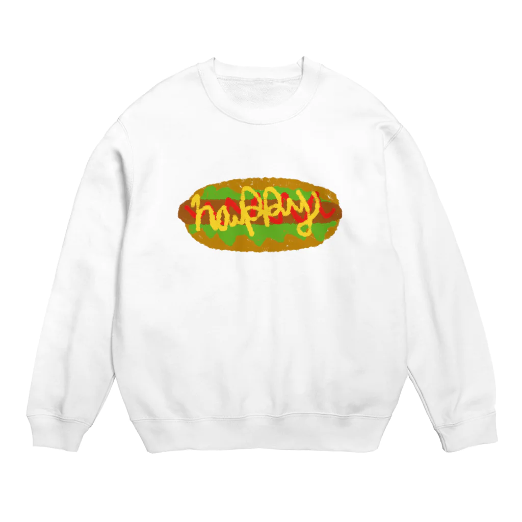 あやこんぶ。のホットドッグ★ Crew Neck Sweatshirt