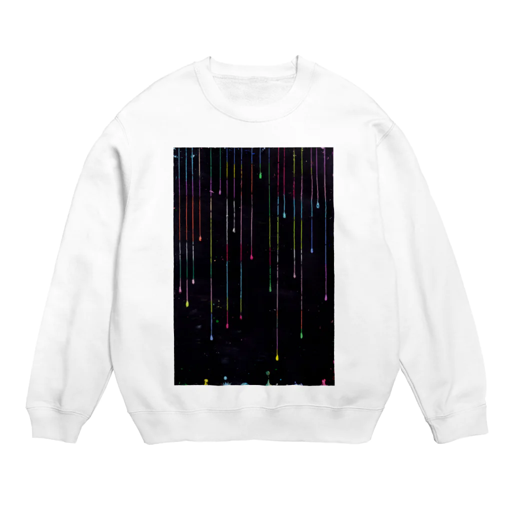 ＹＯＵ＿の絵はがきＢＯＸの雨露０２ Crew Neck Sweatshirt