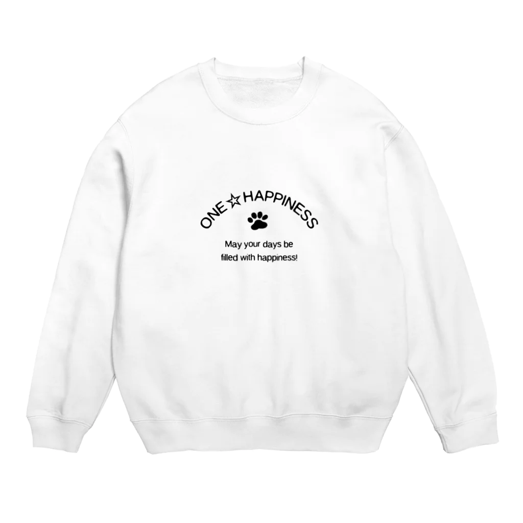 onehappinessのONE☆HAPPINESS Crew Neck Sweatshirt