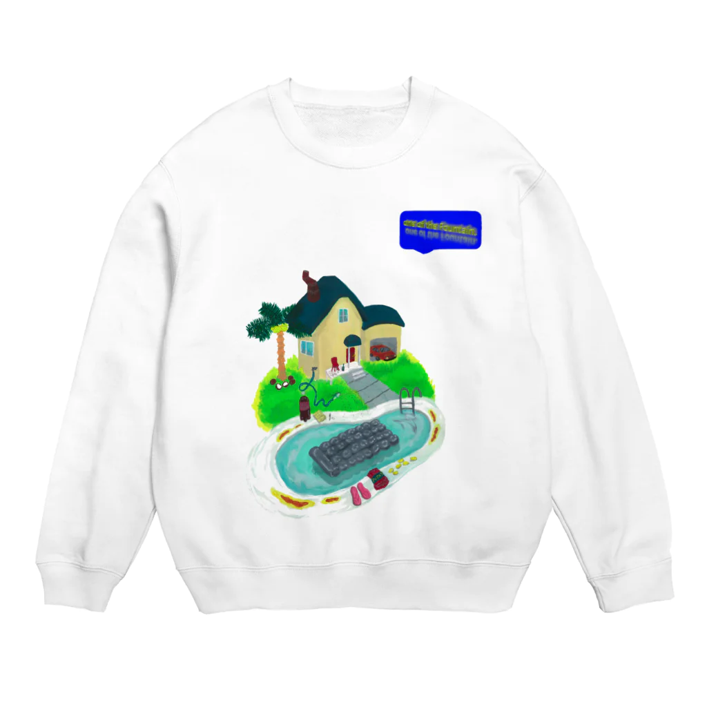 somei saeka' shopのone of the Fountain. Crew Neck Sweatshirt