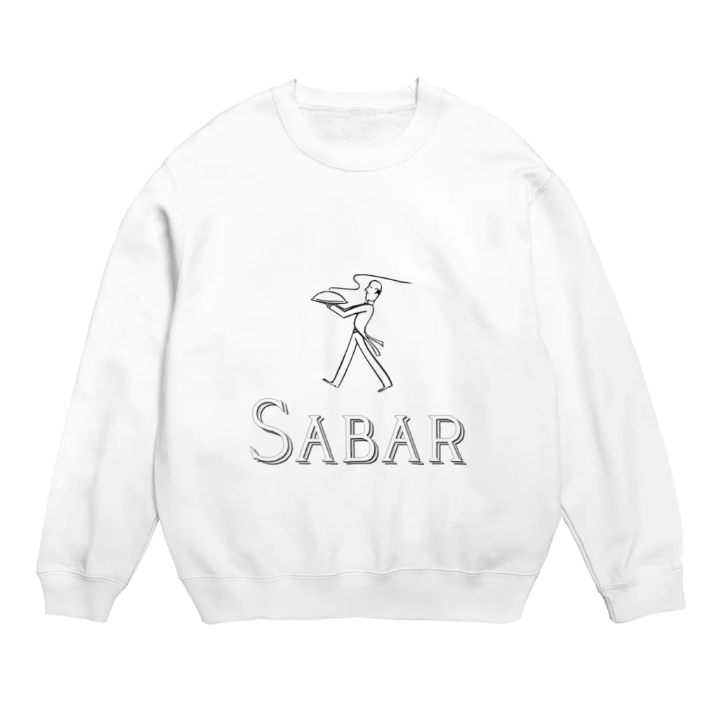 SABAR STOREの【SABAR LOGO】 collection Crew Neck Sweatshirt