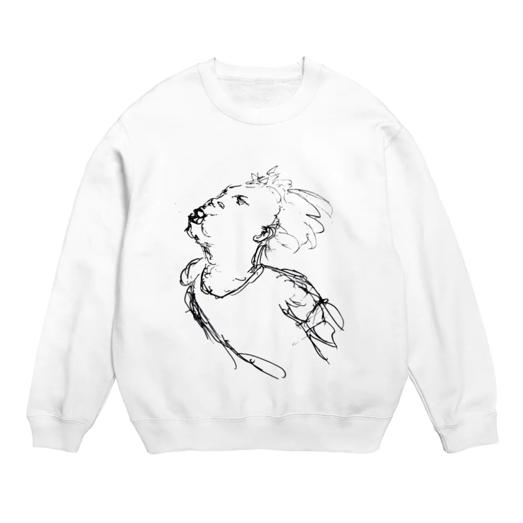 ちびシャトルのふきとばす Crew Neck Sweatshirt