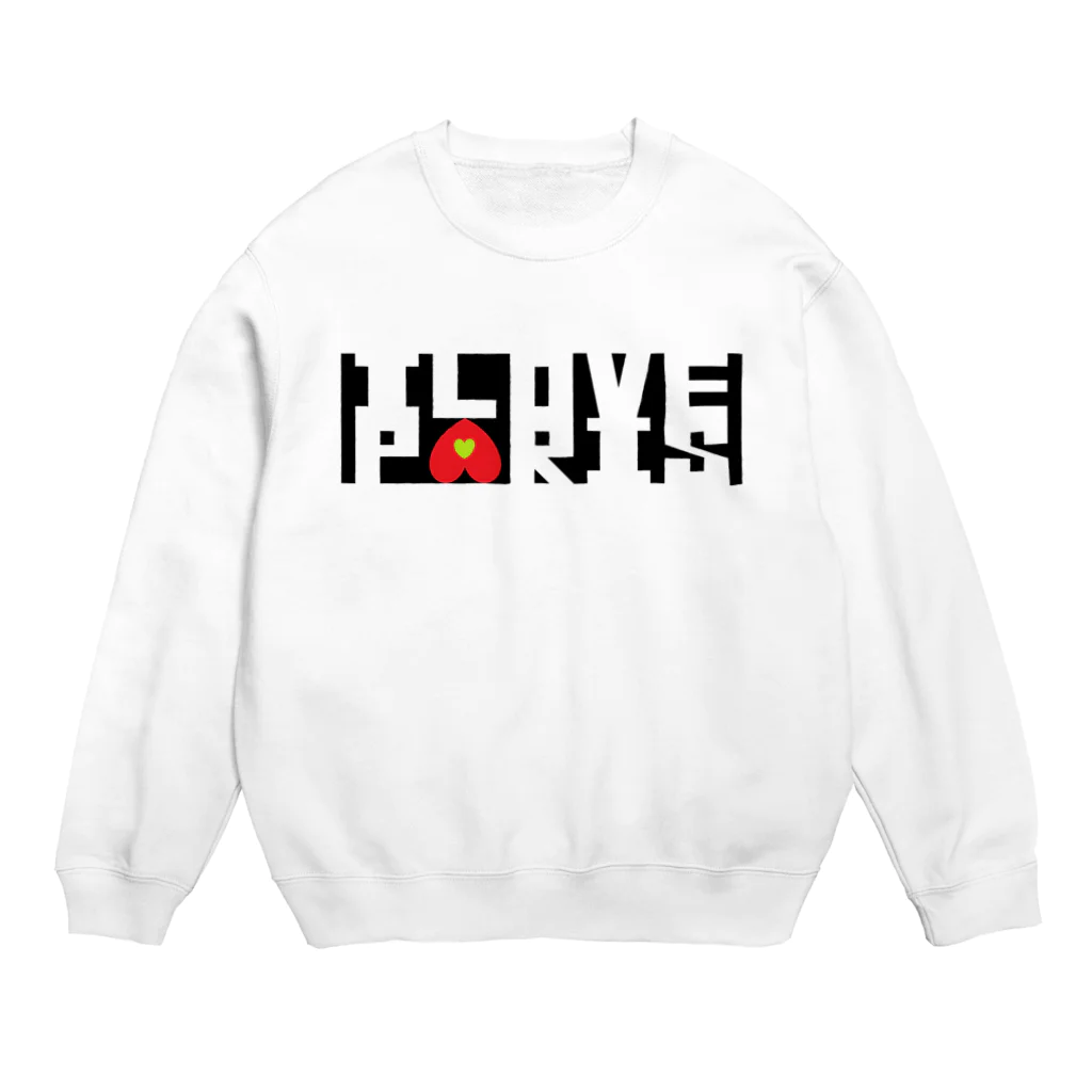 airabuwoのI Love Paris. Crew Neck Sweatshirt