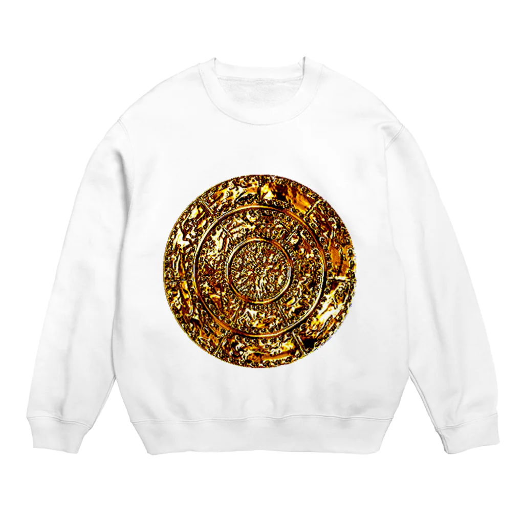 アズペイントの古代金貨 Crew Neck Sweatshirt