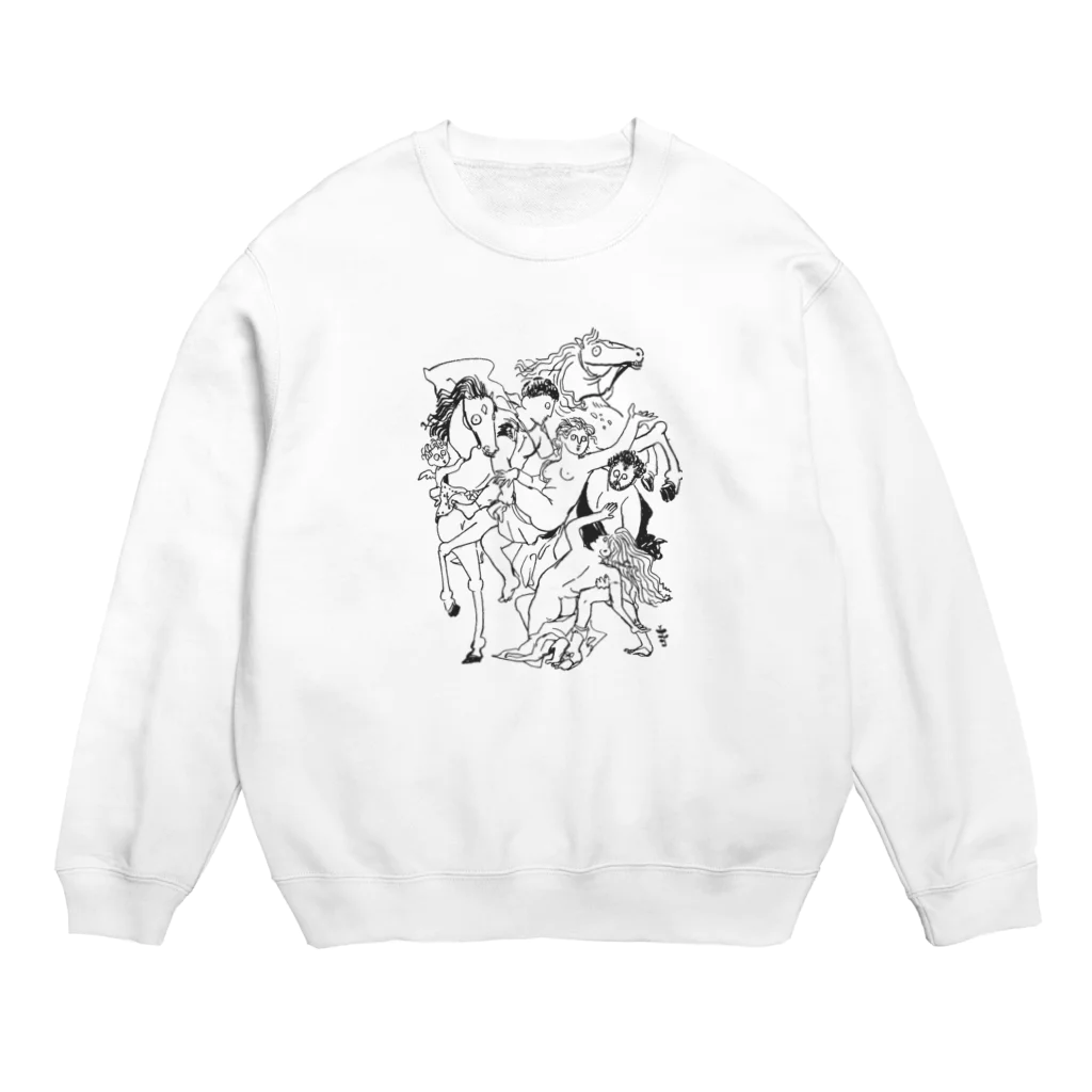 UNICA/ﾕﾆｶのお嬢さん、でかけましょ。 Crew Neck Sweatshirt