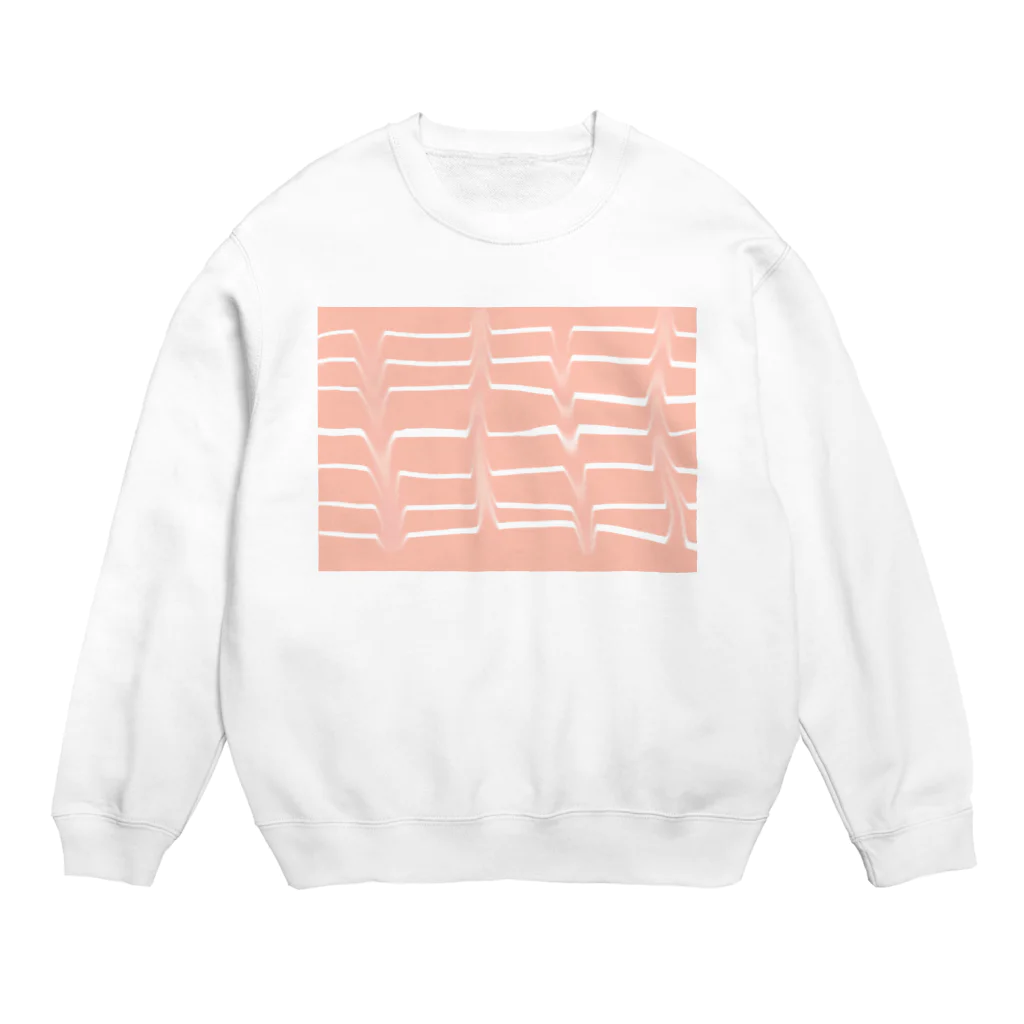 Saki YのMillennial Pink Crew Neck Sweatshirt