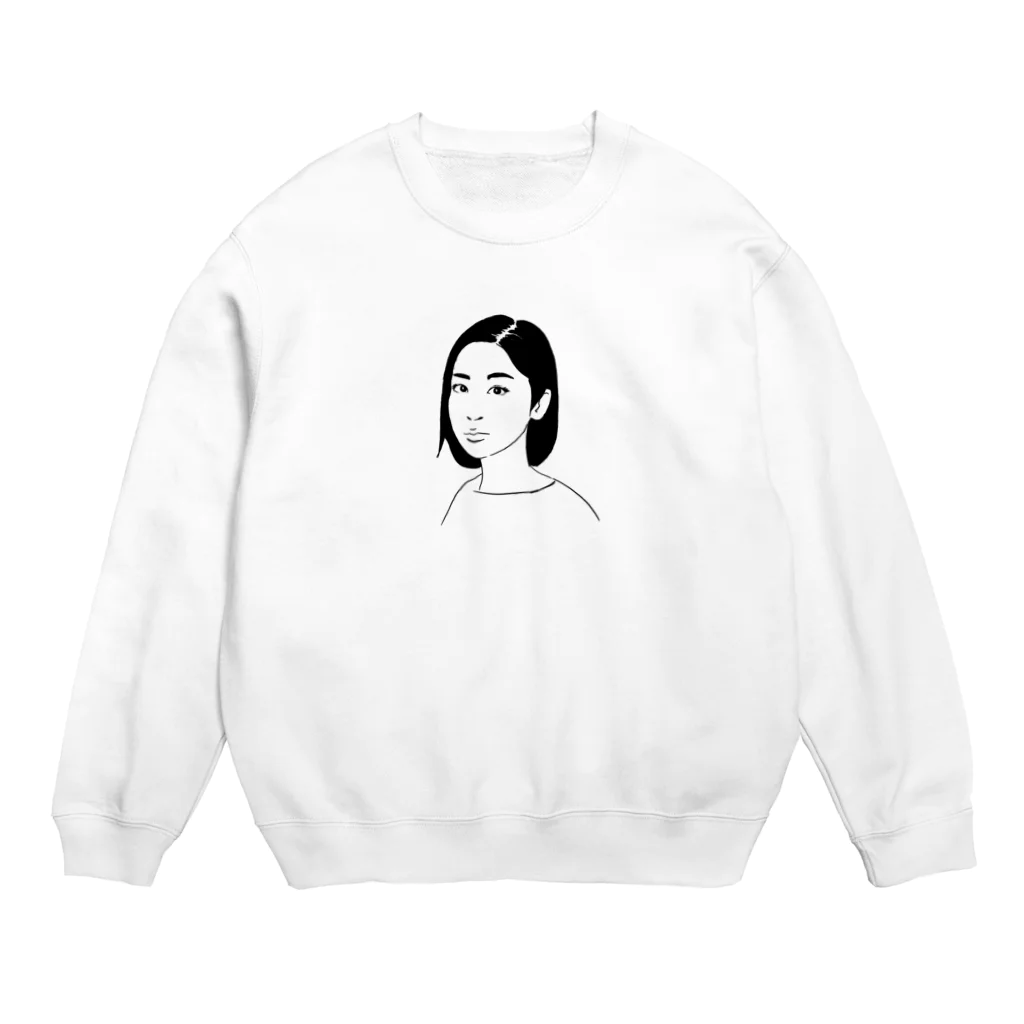 岩田午後のMy Girl, Rock & Roll. Crew Neck Sweatshirt