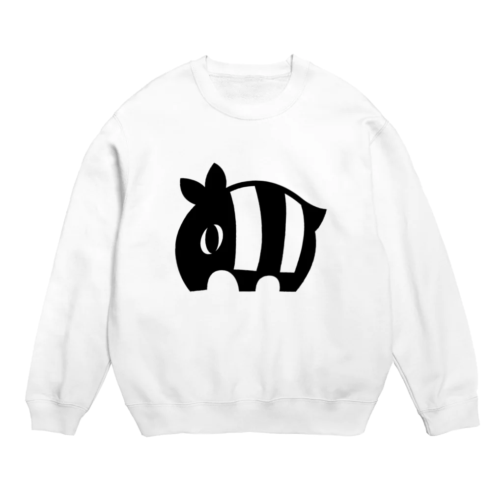 バクもどきめいかのバクもどき Crew Neck Sweatshirt