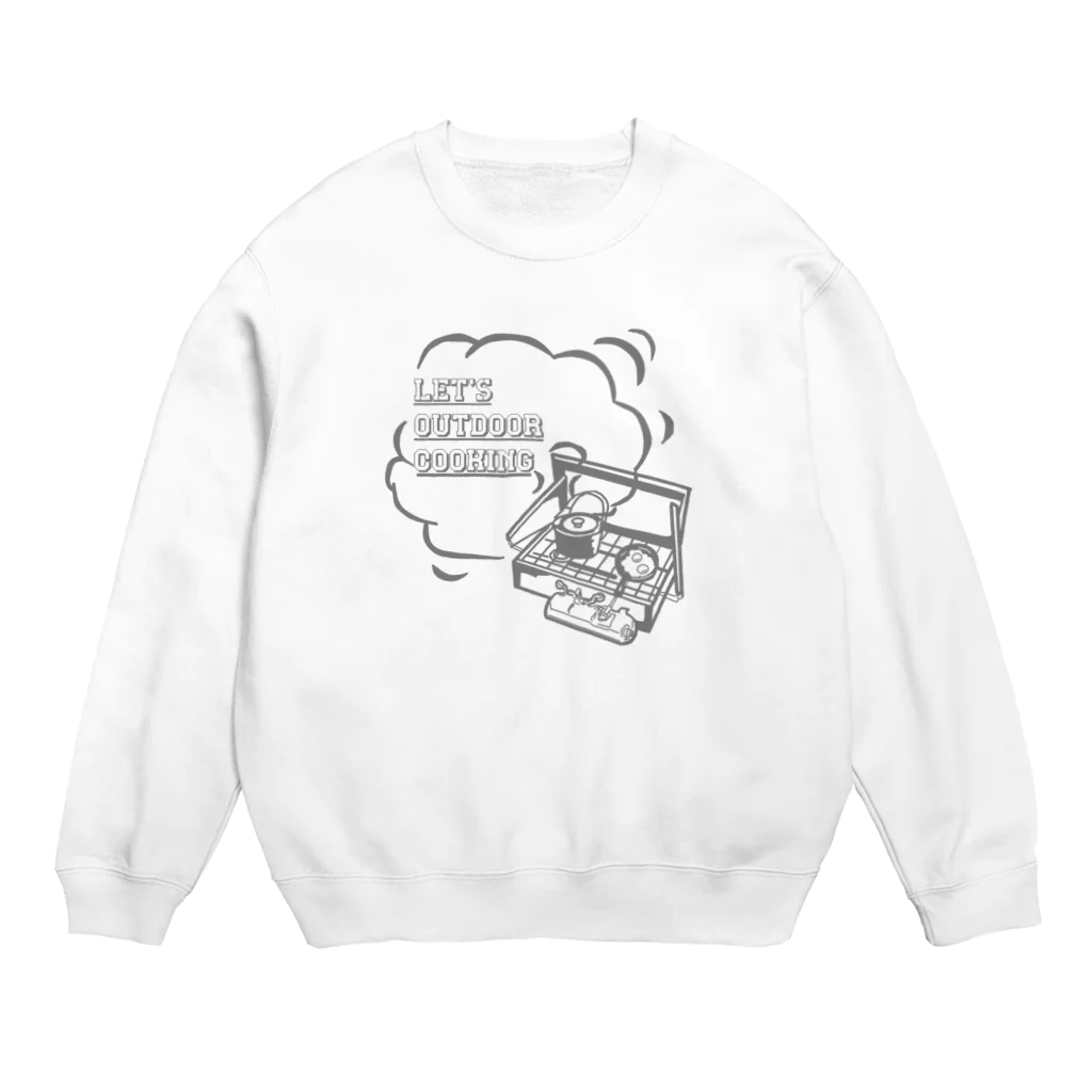 Random Worksのアウトドア料理 Crew Neck Sweatshirt