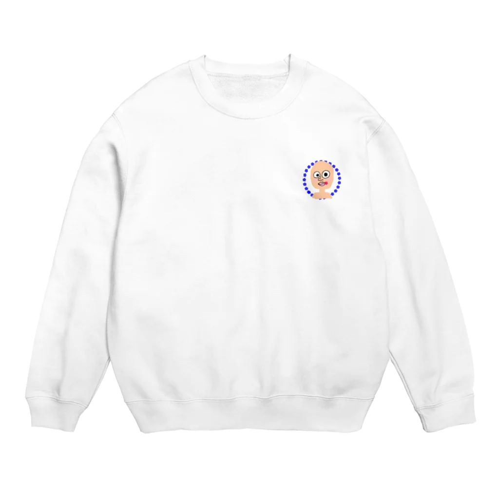 ヱリーのロマンチカの青薔薇の君(コラボ) Crew Neck Sweatshirt