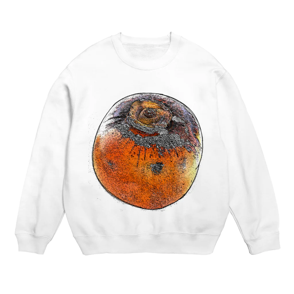 アズペイントの季節感度外視のカキイラスト1 Crew Neck Sweatshirt