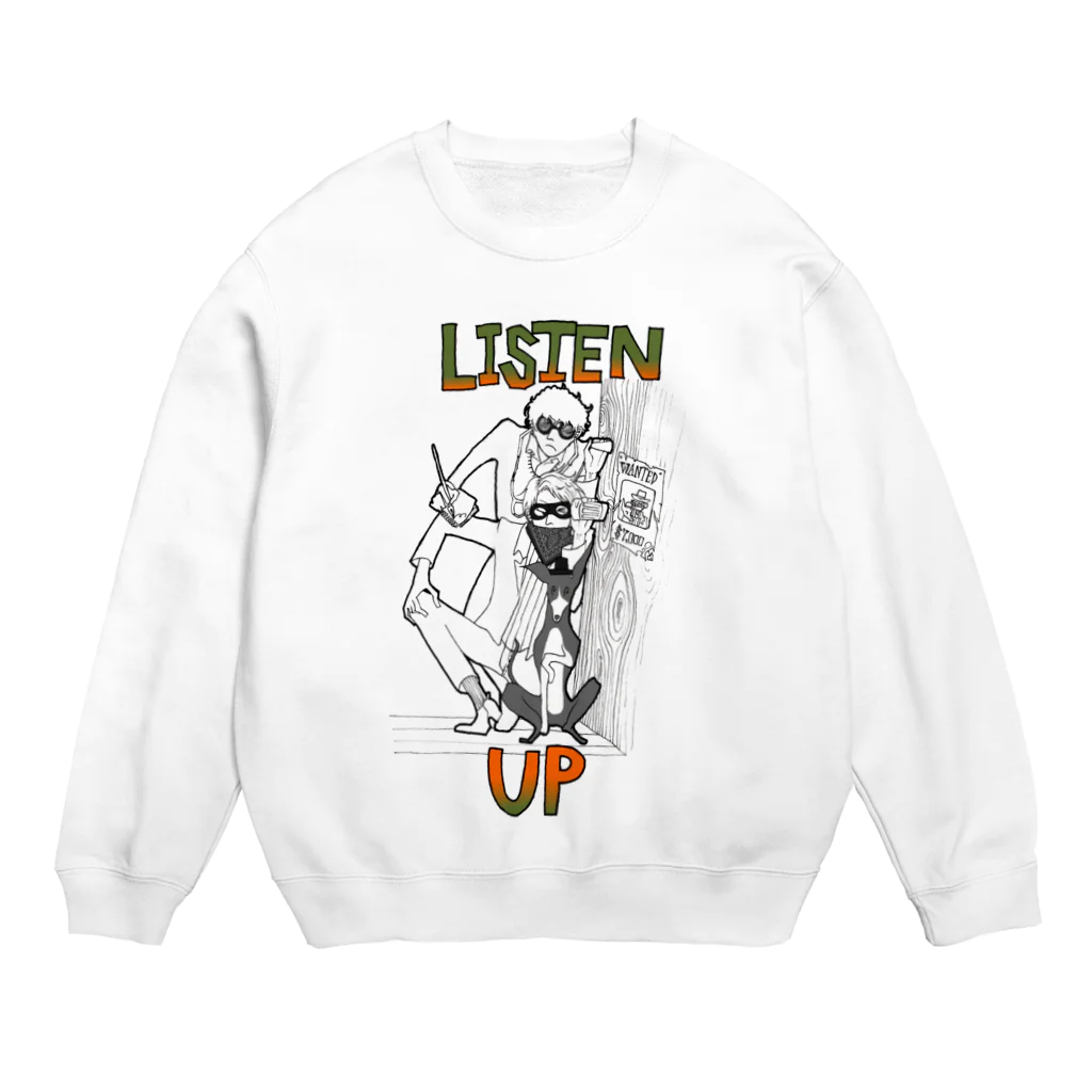 ug97の泥棒とイタグレ② Crew Neck Sweatshirt