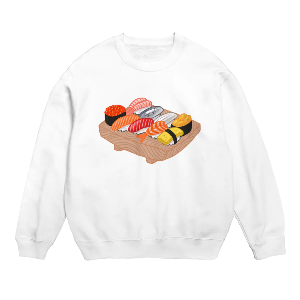 お寿司屋さんのお寿司 Crew Neck Sweatshirt