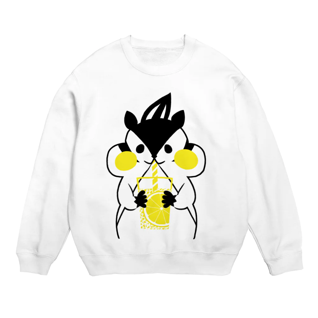 tafu tafuのレモネードしまさん Crew Neck Sweatshirt