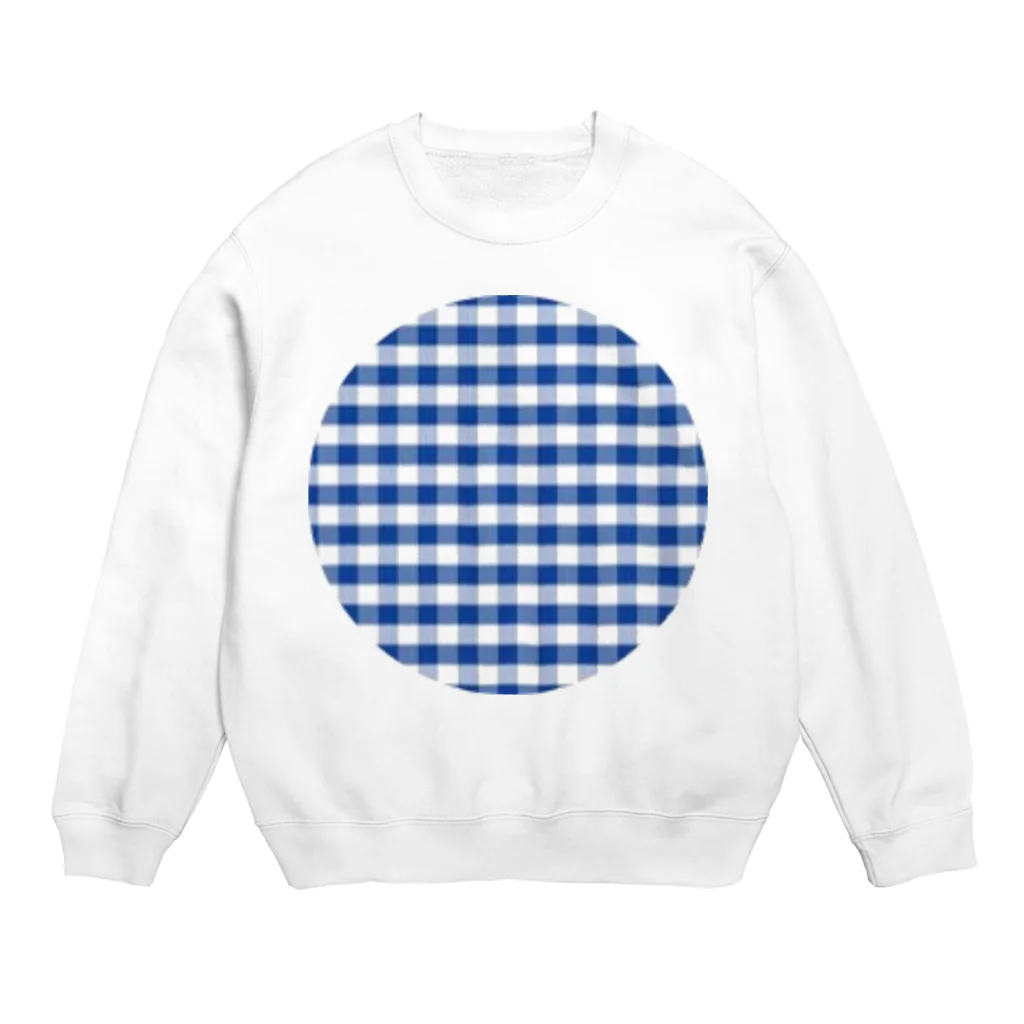 ちりのよく見るチェック Crew Neck Sweatshirt