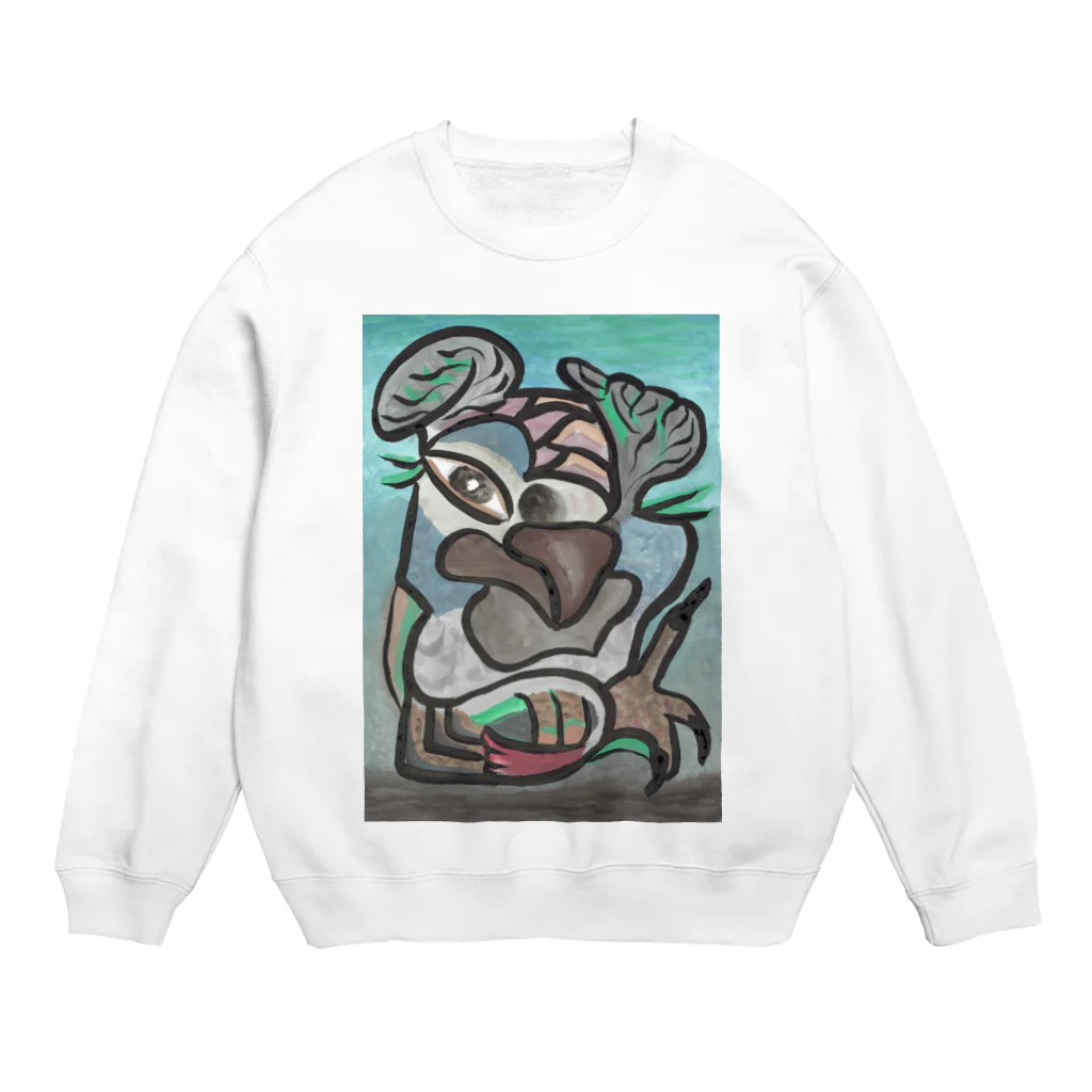 Mitsu-Zoのヨウムモデル Crew Neck Sweatshirt