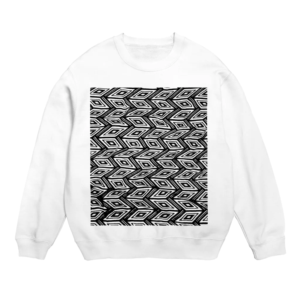 アズペイントの模様 Crew Neck Sweatshirt