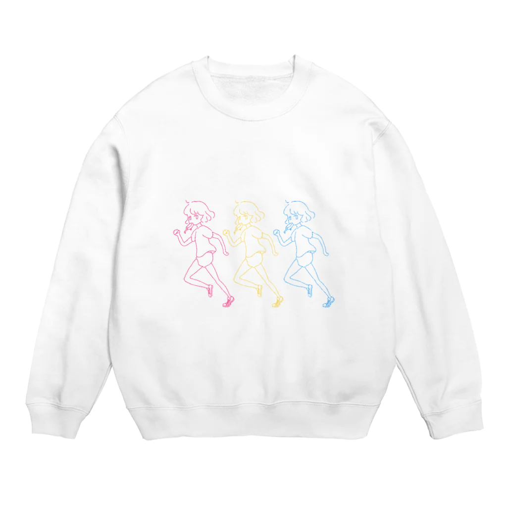 morinomikoの走る Crew Neck Sweatshirt