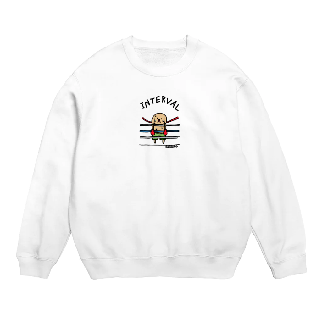 PokuStarのボクシング　インターバル Crew Neck Sweatshirt