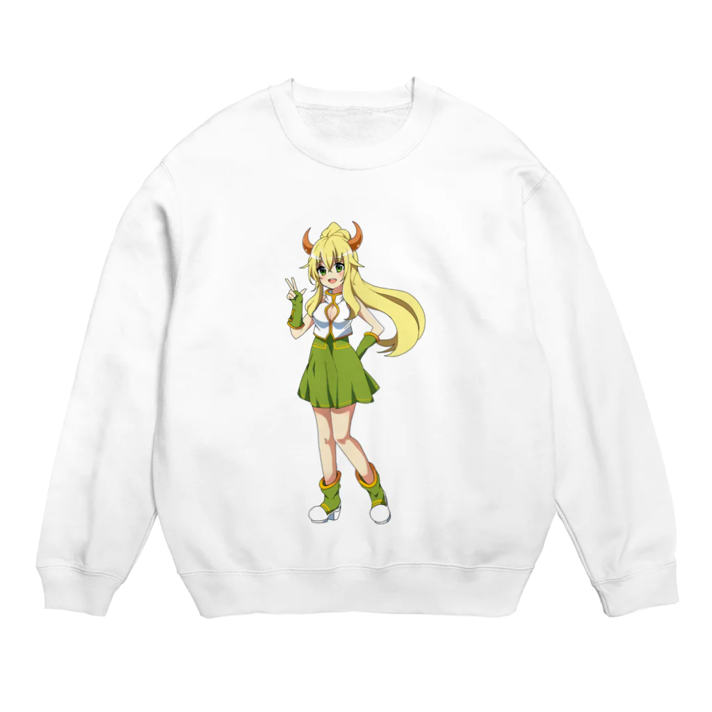 garaha＠小説家になろうの可愛い娘っ子シリーズ Crew Neck Sweatshirt