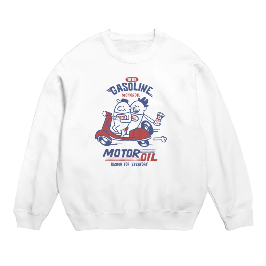 Design For Everydayのビーンズマン＆スクーター Crew Neck Sweatshirt