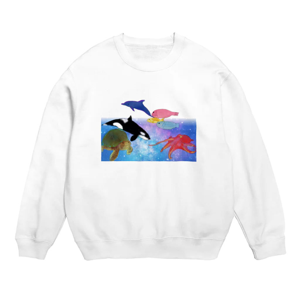 St.SKの水族館 Crew Neck Sweatshirt