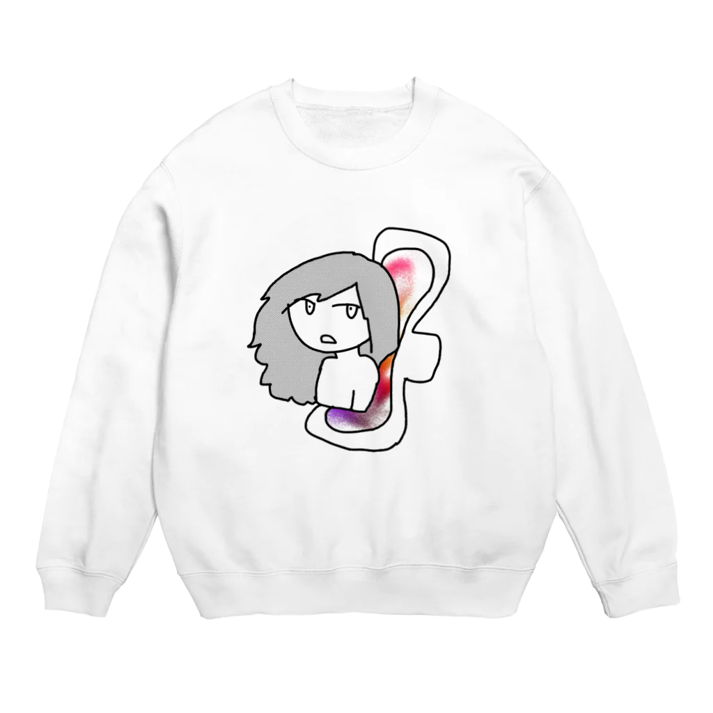 許嫁の生理子 Crew Neck Sweatshirt