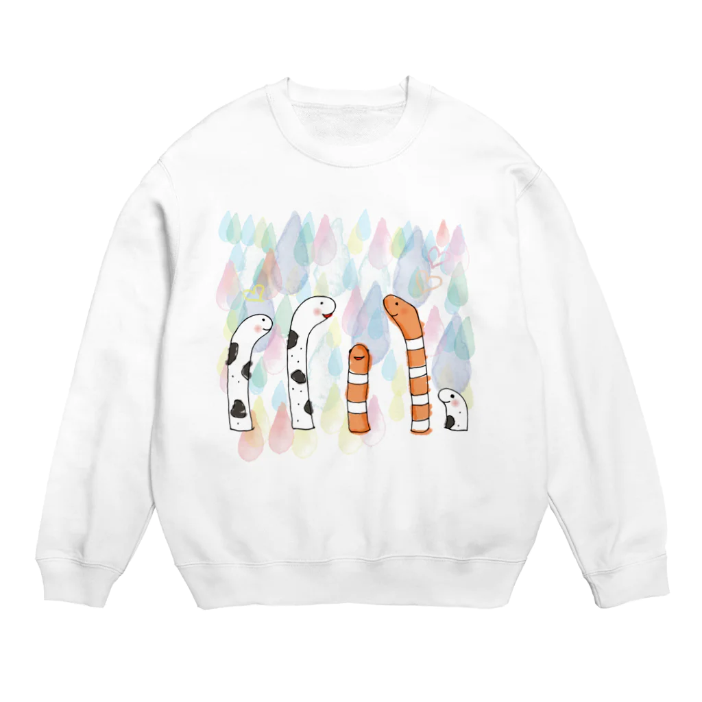 ツチノコマーチのチンアナゴ会議 Crew Neck Sweatshirt