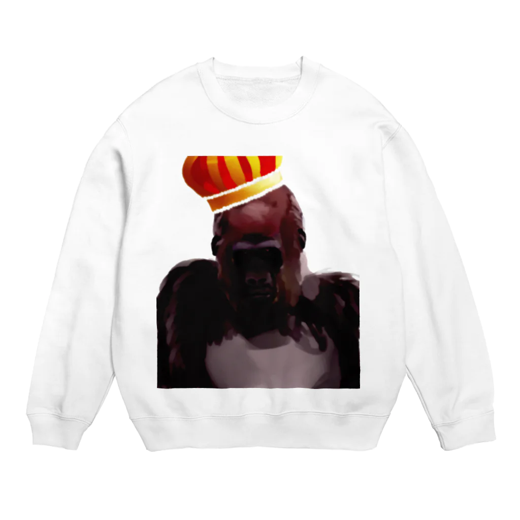 茜のキングゴリラ Crew Neck Sweatshirt