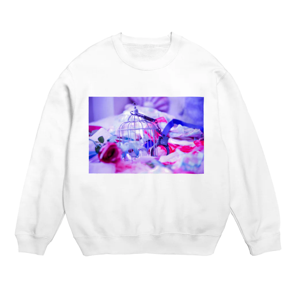 Charme schelmの手錠と鳥かご🕊️パステル Crew Neck Sweatshirt