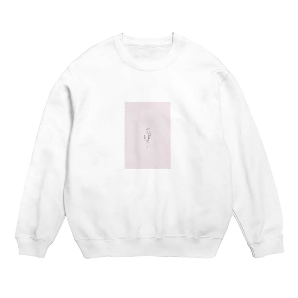 rilybiiのピンクチューリップ🌷* Crew Neck Sweatshirt