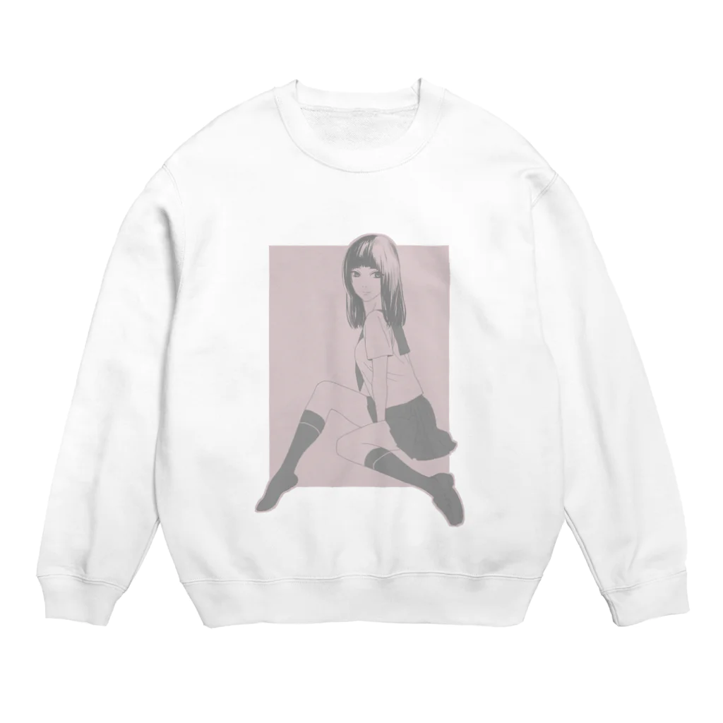 WSYのおんなのこ Crew Neck Sweatshirt