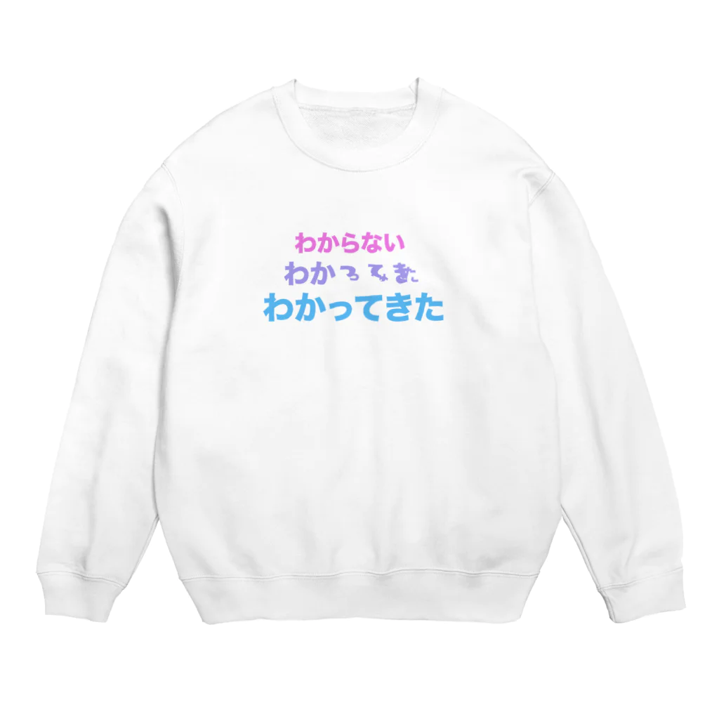 とりいのわかろてょきた Crew Neck Sweatshirt