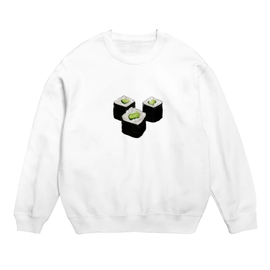 大の寿司　かっぱ巻き Crew Neck Sweatshirt