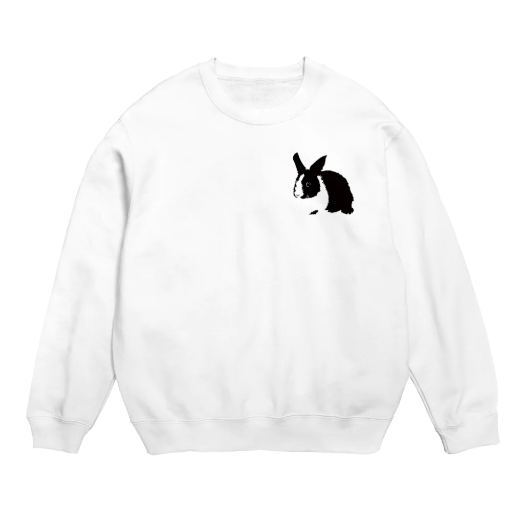 村人M@めぐぴこのusagi Crew Neck Sweatshirt