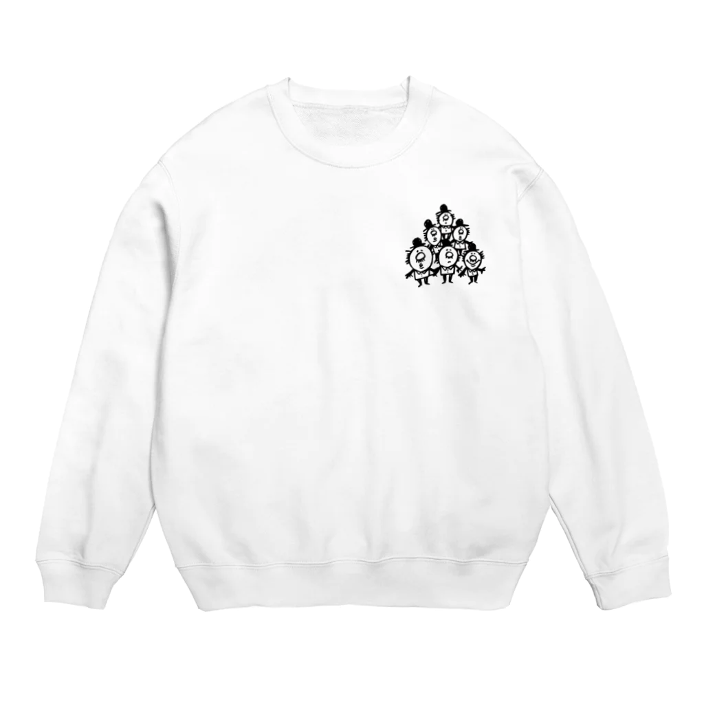 カタオカナオのちっさいおじさんたち Crew Neck Sweatshirt