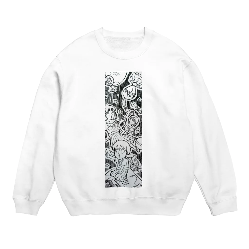 流れ解散の流れスペース解散 Crew Neck Sweatshirt