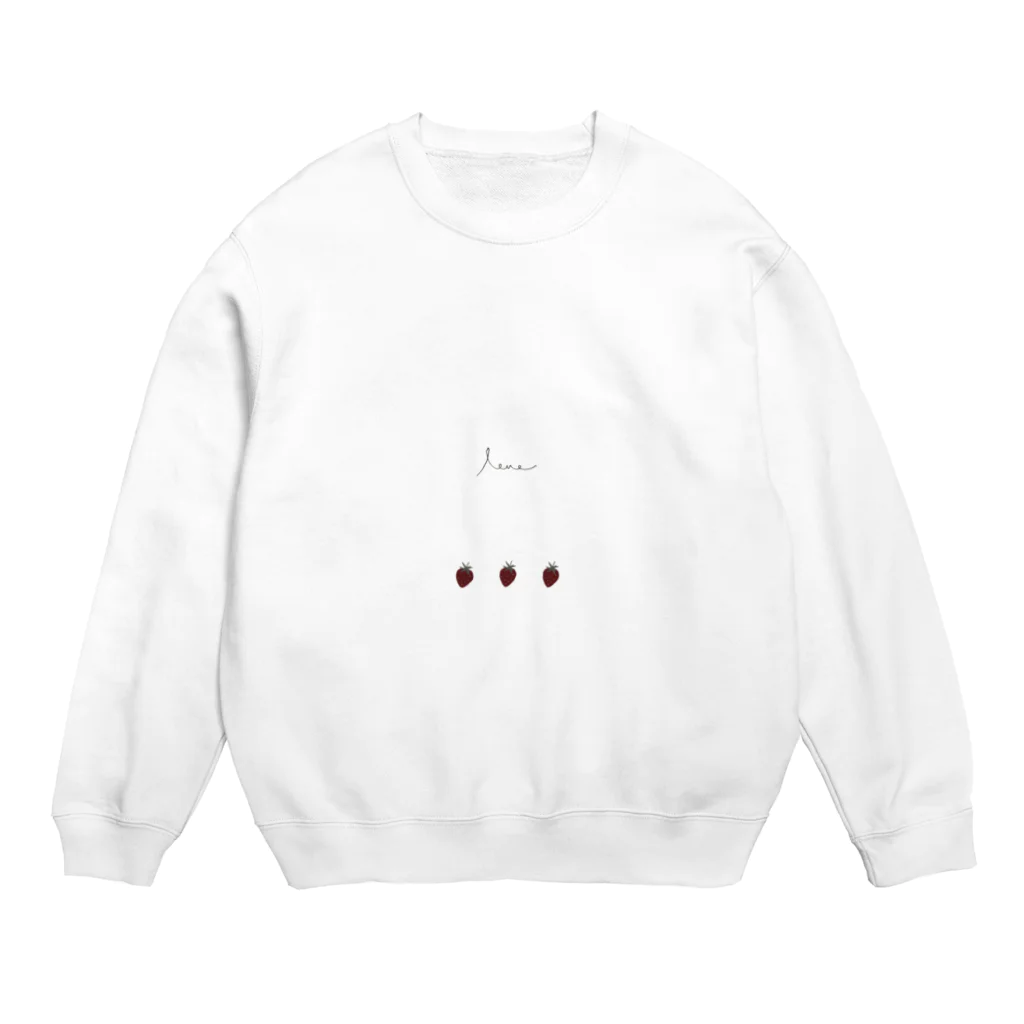 rilybiiのいちご* Crew Neck Sweatshirt