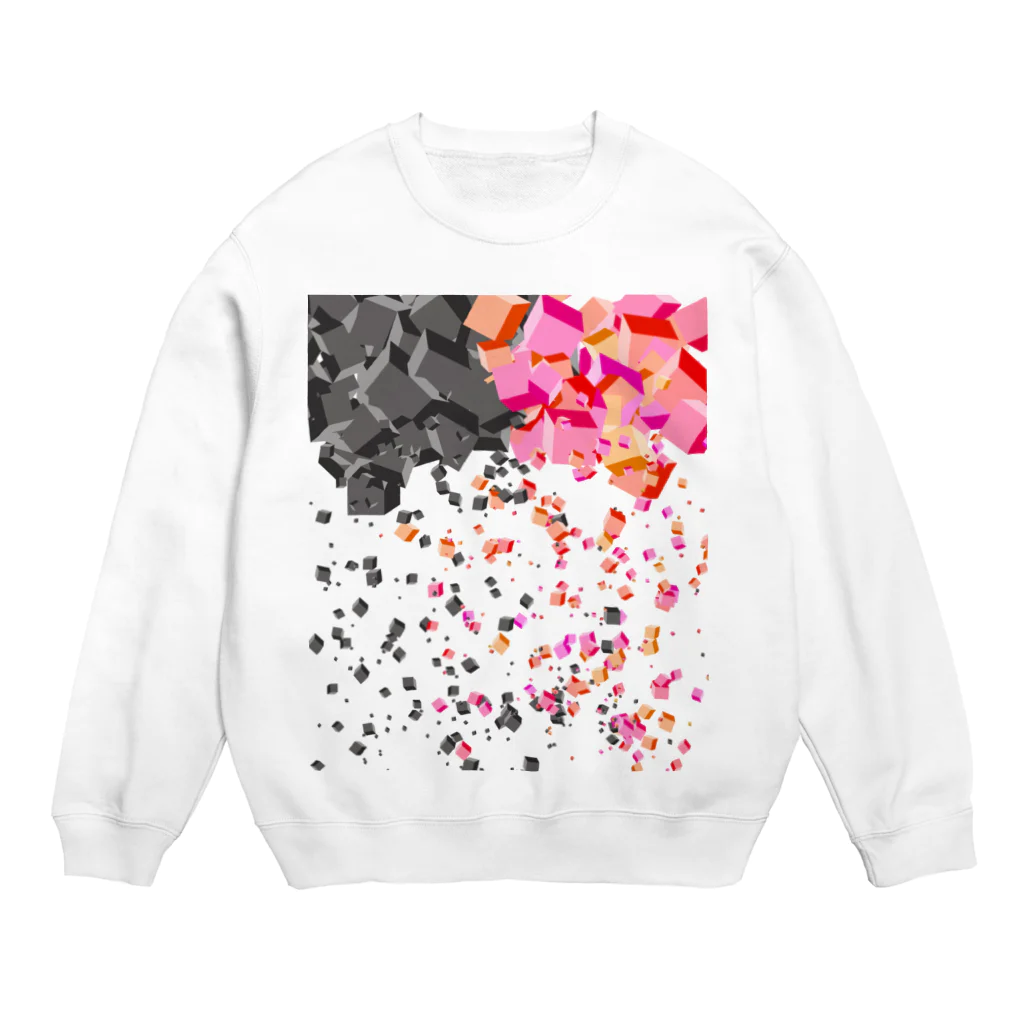 nyanchu08023のブラックペッパーとヒマラヤ岩塩 Crew Neck Sweatshirt