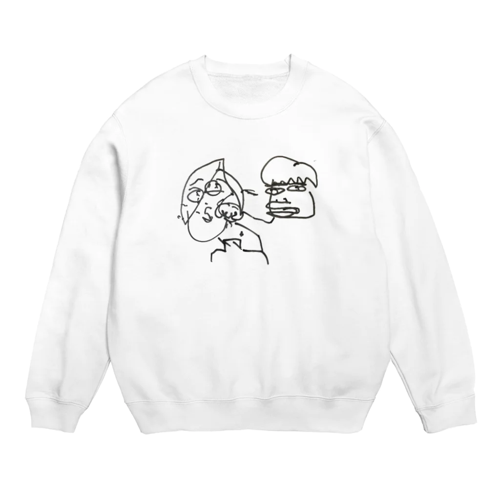 田沢湖の激情！あべちゃん大逆襲！ Crew Neck Sweatshirt