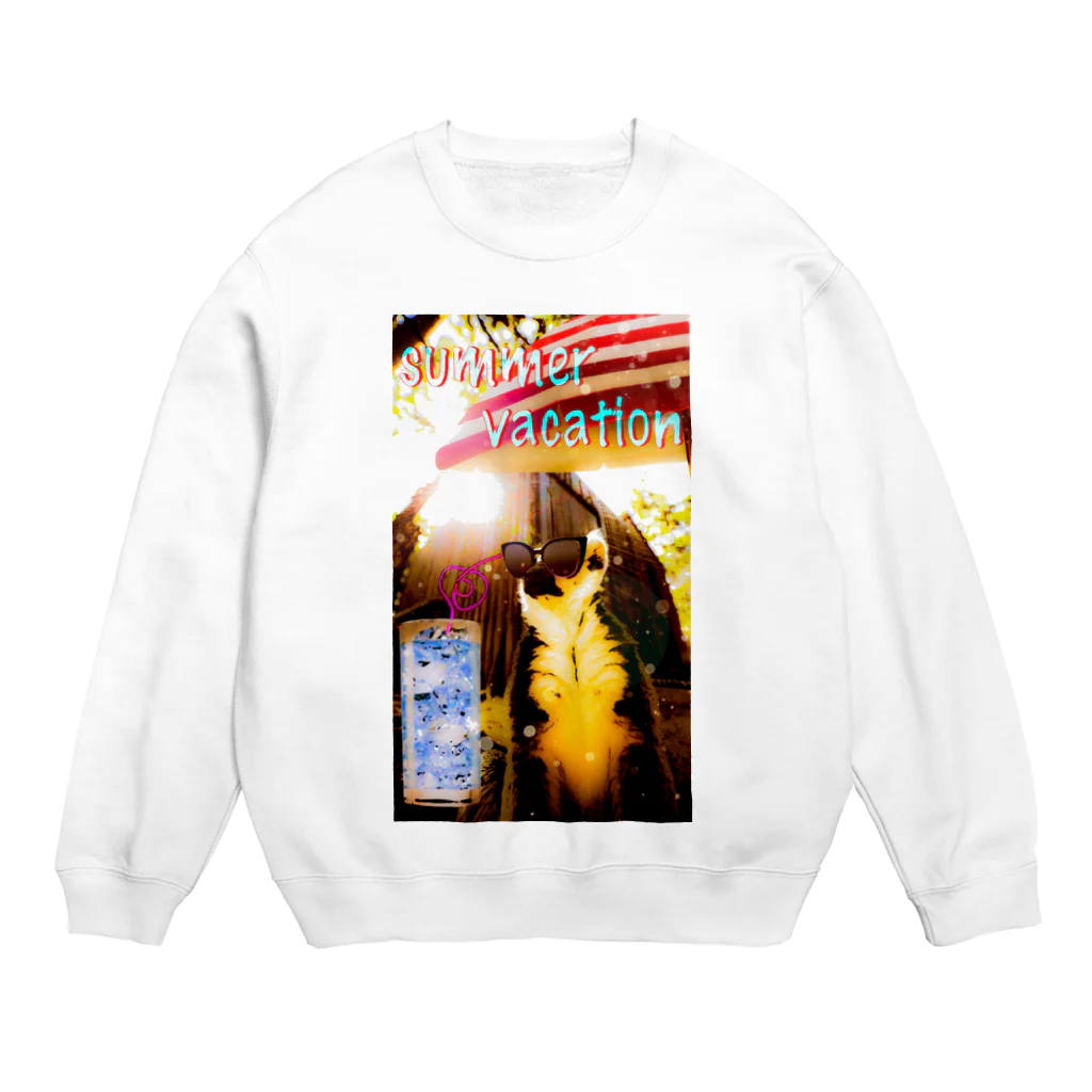 百瀬のSummer vacation Wow!! Crew Neck Sweatshirt